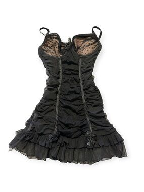 NWOT Victoria’s Secret Vintage Polka Dot Mesh Lingerie / Chemise,‎ XS